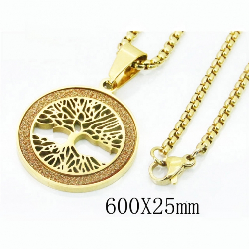 BC Wholesale Jewelry Stainless Steel 316L Necklace NO.#BC09N1105HGG