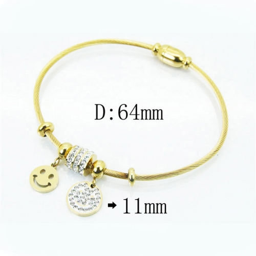 BC Wholesale 316L Stainless Steel Jewelry Bangle NO.#BC09B1156HMX