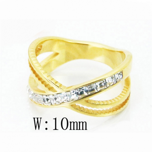 BC Wholesale Stainless Steel 316L Jewelry Rings NO.#BC19R0844HIW