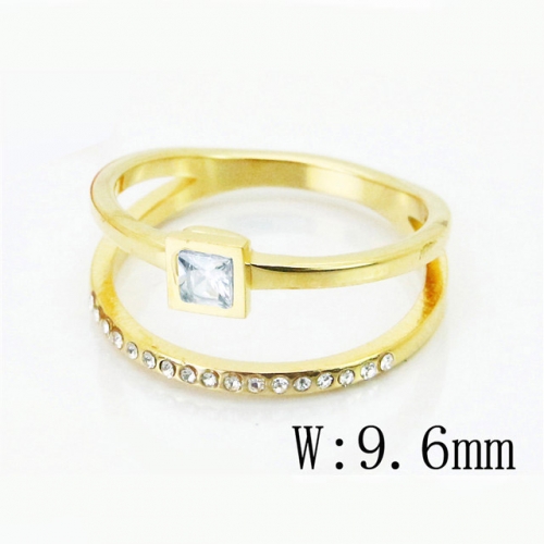 BC Wholesale Stainless Steel 316L Jewelry Rings NO.#BC19R0802HHD