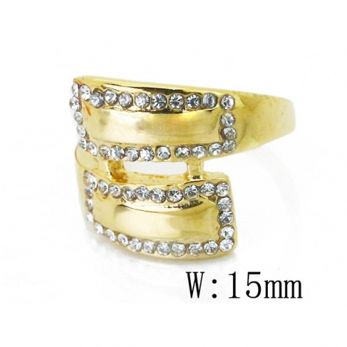 BC Wholesale Stainless Steel 316L Jewelry Rings NO.#BC15R1595HIL