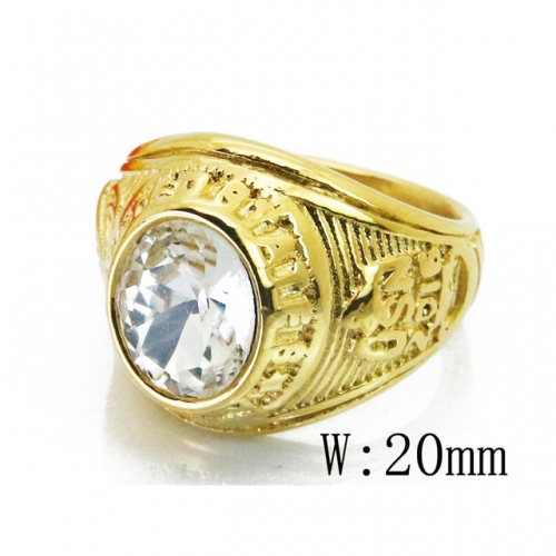 BC Wholesale Stainless Steel 316L Jewelry Rings NO.#BC15R1566HIL