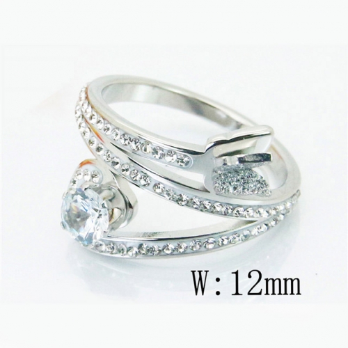 BC Wholesale Stainless Steel 316L Jewelry Rings NO.#BC19R0831HHD
