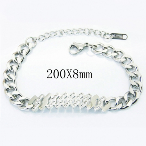 BC Wholesale Stainless Steel 316L Bracelet NO.#BC19B0604HWW