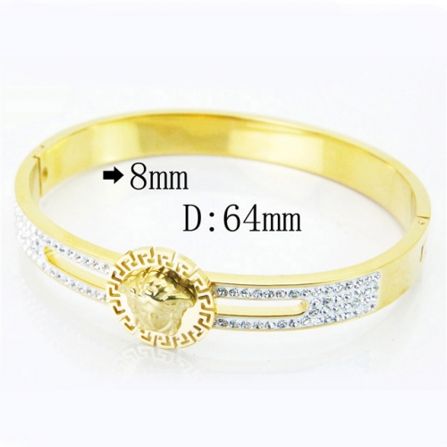 BC Wholesale 316L Stainless Steel Jewelry Bangle NO.#BC19B0543ITT