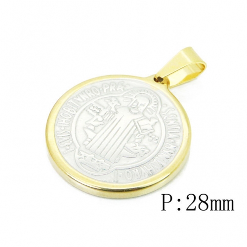 BC Wholesale Stainless Steel 316L Jewelry Pendant NO.#BC12P1043LL