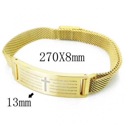 BC Wholesale Stainless Steel 316L Bracelet NO.#BC23B0456HNQ