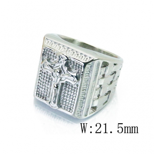 BC Wholesale Stainless Steel 316L Jewelry Rings NO.#BC15R1561HWW