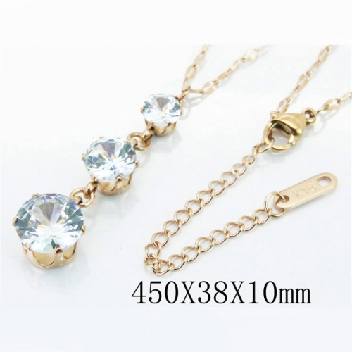 BC Wholesale Jewelry Stainless Steel 316L Necklace NO.#BC19N0257NW