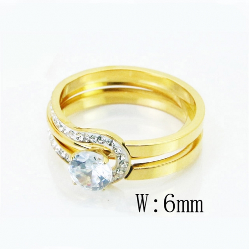 BC Wholesale Stainless Steel 316L Jewelry Rings NO.#BC19R0796HHF
