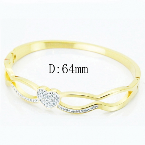 BC Wholesale 316L Stainless Steel Jewelry Bangle NO.#BC19B0561HNW