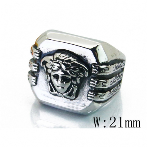 BC Wholesale Stainless Steel 316L Jewelry Rings NO.#BC15R1580HZL