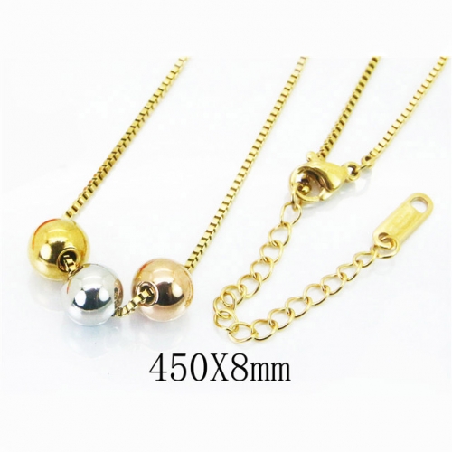 BC Wholesale Jewelry Stainless Steel 316L Necklace NO.#BC19N0273OQ