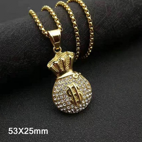 BC Wholesale Stainless Steel 316L Jewelry Pendant Without Chain NO.#SJ40P012