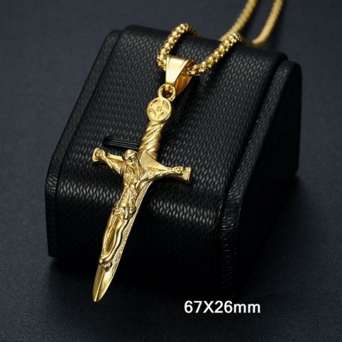 BC Wholesale Stainless Steel Jewelry Jesus Pendants Without Chain NO.#SJ40P018