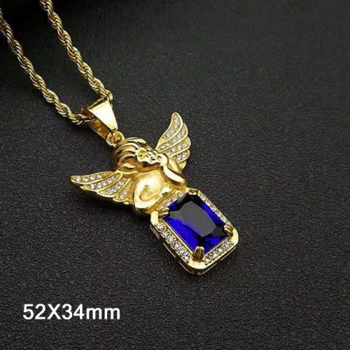 BC Wholesale Stainless Steel 316L Angel Pendant Without Chain NO.#SJ40P177