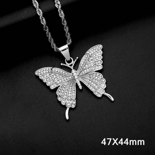 BC Wholesale Stainless Steel 316L Animal Shape Pendant Without Chain NO.#SJ40P037