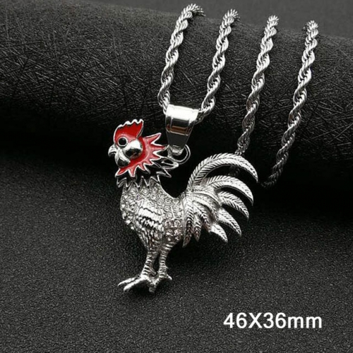 BC Wholesale Stainless Steel 316L Animal Shape Pendant Without Chain NO.#SJ40P368
