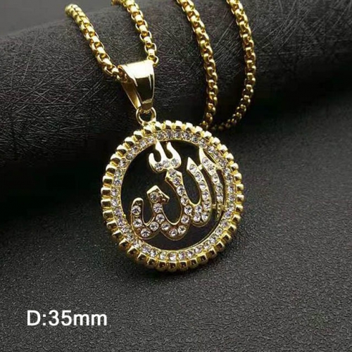 BC Wholesale Stainless Steel 316L Scripture Series Pendants Without Chain NO.#SJ40P097