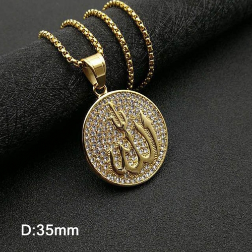 BC Wholesale Stainless Steel 316L Scripture Series Pendants Without Chain NO.#SJ40P153