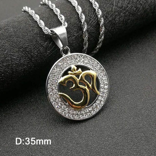BC Wholesale Stainless Steel 316L Scripture Series Pendants Without Chain NO.#SJ40P279