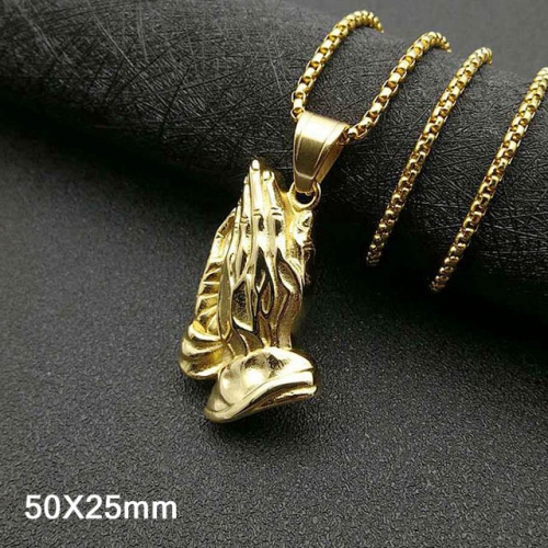 BC Wholesale Stainless Steel 316L Jewelry Religion Pendant Without Chain NO.#SJ40P140