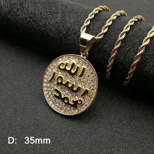 BC Wholesale Stainless Steel 316L Scripture Series Pendants Without Chain NO.#SJ40P053