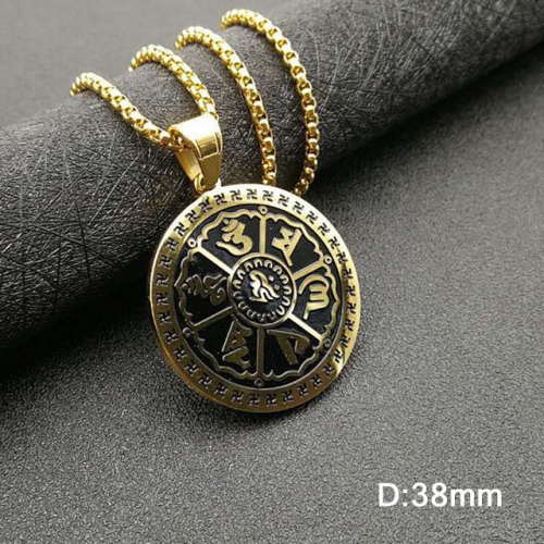 BC Wholesale Stainless Steel 316L Scripture Series Pendants Without Chain NO.#SJ40P157