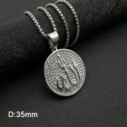 BC Wholesale Stainless Steel 316L Scripture Series Pendants Without Chain NO.#SJ40P152