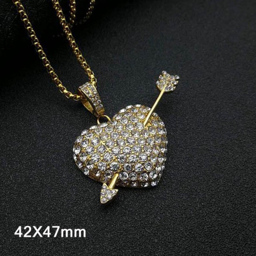Wholesale Jewelry Stainless Steel 316L Lover Pendants Without Chain NO.#SJ40P306