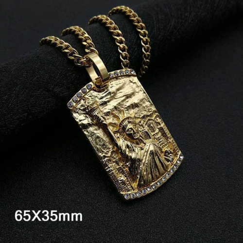 BC Wholesale Stainless Steel 316L Virgin Saints Pendants Without Chain NO.#SJ40P413