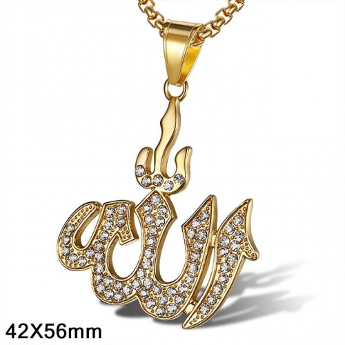 BC Wholesale Stainless Steel 316L Scripture Series Pendants Without Chain NO.#SJ40P125