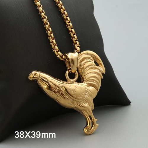BC Wholesale Stainless Steel 316L Animal Shape Pendant Without Chain NO.#SJ44P155