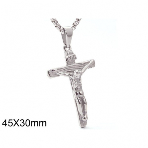 BC Wholesale Stainless Steel Jewelry Jesus Pendants Without Chain NO.#SJ44P337
