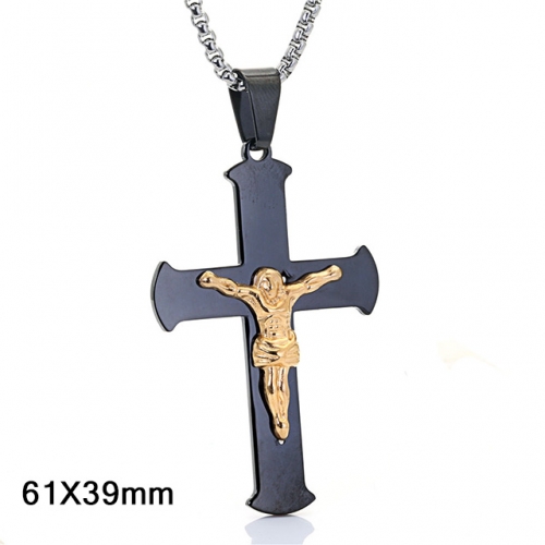 BC Wholesale Stainless Steel Jewelry Jesus Pendants Without Chain NO.#SJ44P238