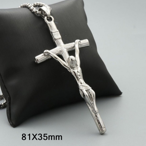 BC Wholesale Stainless Steel Jewelry Jesus Pendants Without Chain NO.#SJ44P247