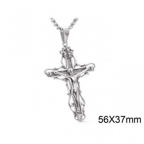 BC Wholesale Stainless Steel Jewelry Jesus Pendants Without Chain NO.#SJ44P256