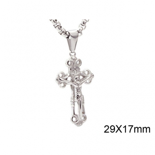 BC Wholesale Stainless Steel Jewelry Jesus Pendants Without Chain NO.#SJ44P277