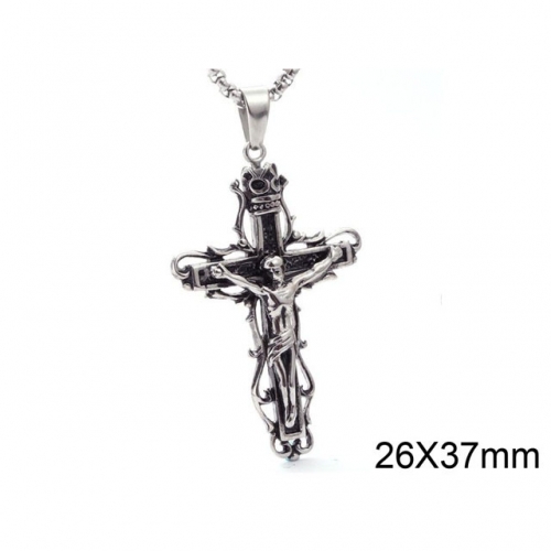 BC Wholesale Stainless Steel Jewelry Jesus Pendants Without Chain NO.#SJ44P265