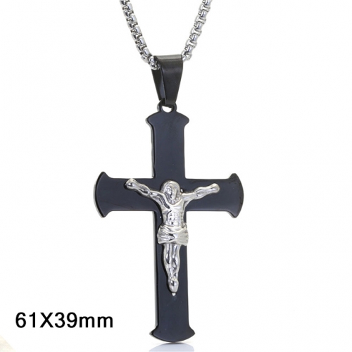 BC Wholesale Stainless Steel Jewelry Jesus Pendants Without Chain NO.#SJ44P239