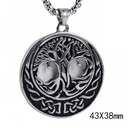 BC Wholesale Stainless Steel 316L Jewelry Tree Pendant Without Chain NO.#SJ45P342