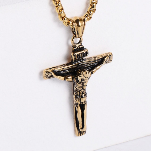 BC Wholesale Stainless Steel Jewelry Jesus Pendants Without Chain NO.#SJ45P240