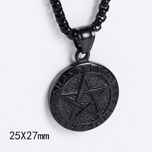 BC Wholesale Stainless Steel 316L Jewelry Star Pendant Without Chain NO.#SJ45P160