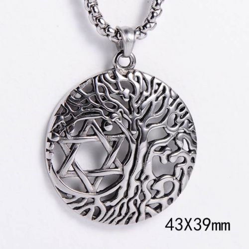 BC Wholesale Stainless Steel 316L Jewelry Tree Pendant Without Chain NO.#SJ45P320