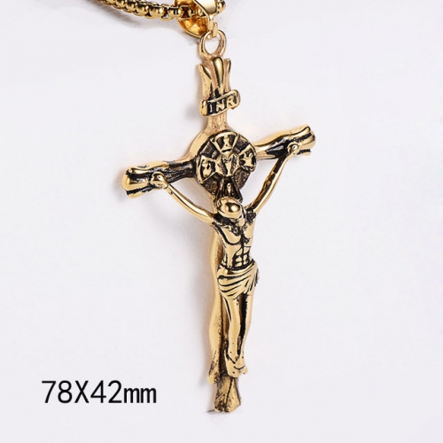 BC Wholesale Stainless Steel Jewelry Jesus Pendants Without Chain NO.#SJ45P277