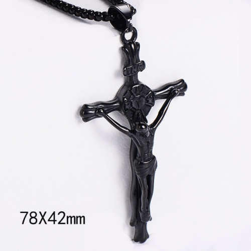 BC Wholesale Stainless Steel Jewelry Jesus Pendants Without Chain NO.#SJ45P278
