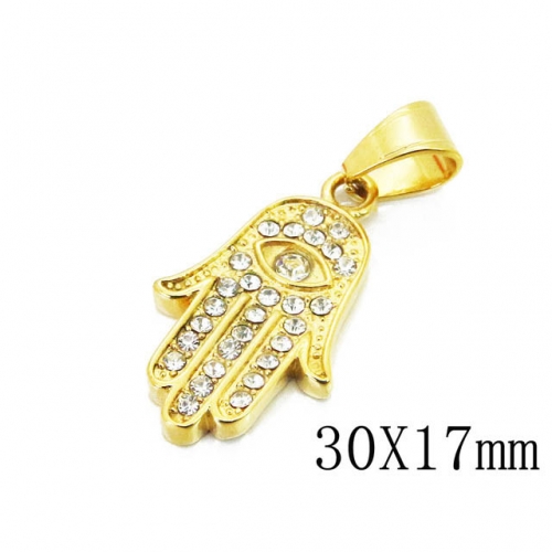 BC Wholesale Stainless Steel 316L Jewelry Pendant NO.#BC15P0433PZ