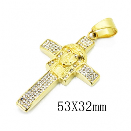 BC Wholesale Stainless Steel 316L Jewelry Pendant NO.#BC15P0485HOL