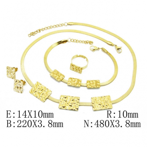 BC Wholesale Stainless Steel 316L Jewelry Set NO.#BC50S0042JBB
