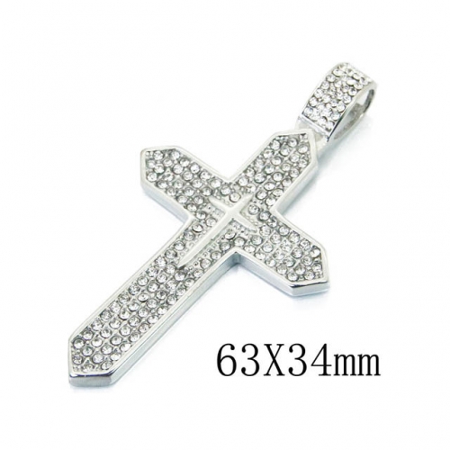 BC Wholesale Stainless Steel 316L Jewelry Pendant NO.#BC15P0478HKS